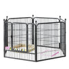 31.5 in.x 39.4 in. Free Combination Pet Playpen Fence Convenient Dog Cage Black (12 pieces)